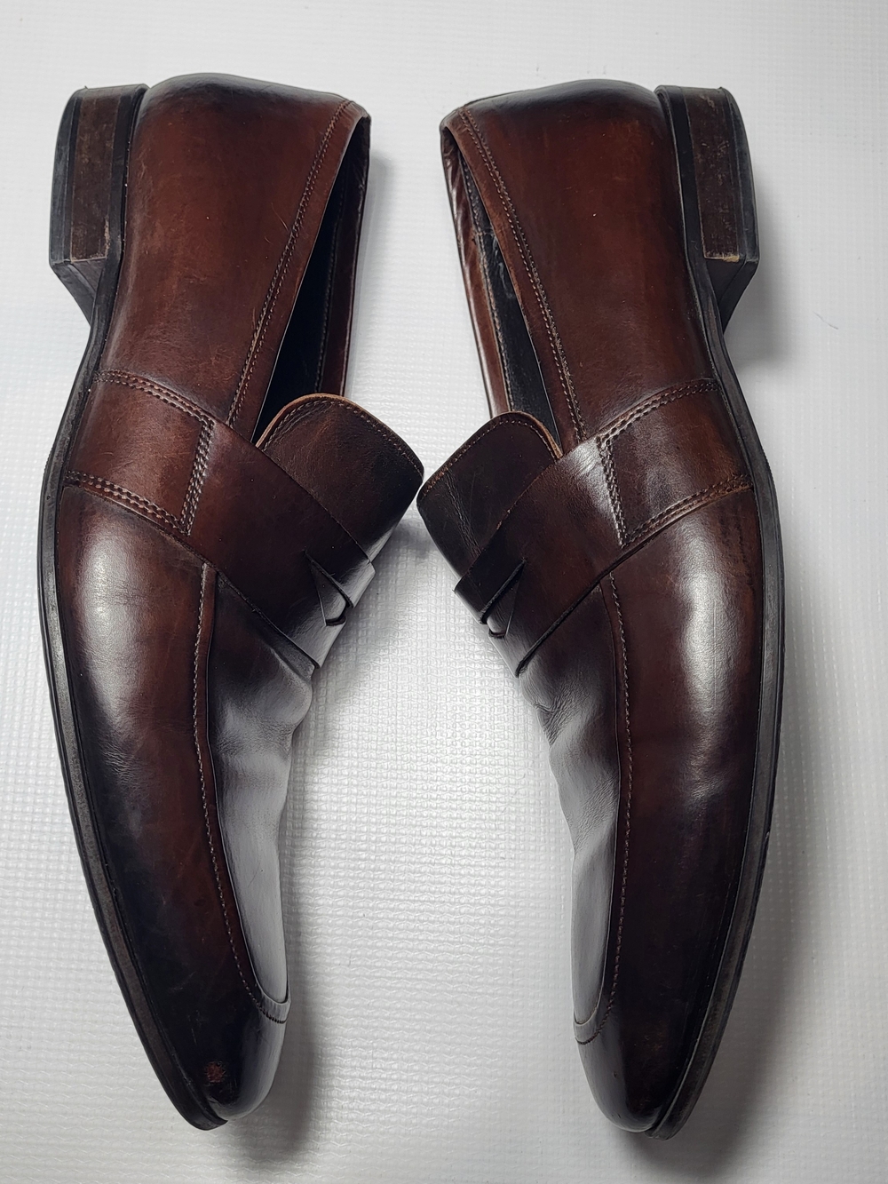 To Boot NY Made In Italy Penny Loafers Leather Slip On Leather Mens 10
